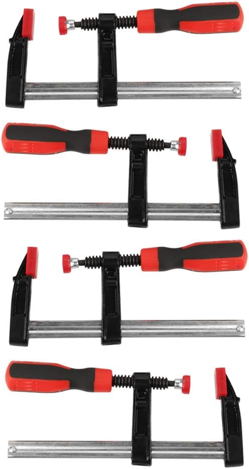 Peiyee G-Klemmen Set 4-teilig - Schraubzwingen Für Holz- & Metallarbeiten