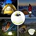 Solar Portable Led Camping Lantern Lights Outdoor -Tabletop Lantern Rechargeable Emergency Light Collapsible Flashlight- Solar or USB Chargeable for Outdoor Hiking Tent Garden (Green)