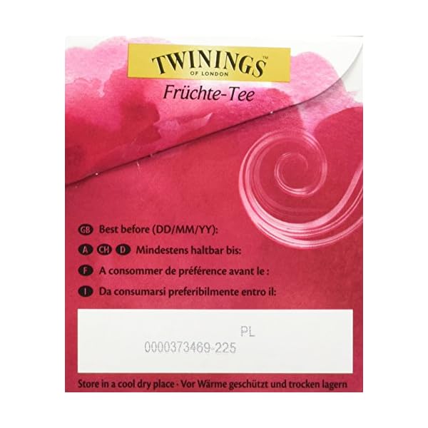 Twinings Früchte-Tee, Ein erfrischender Früchtetee mit fruchtigen Aromen von Moosbeere, Granatapfel und Erdbeere, Tea… – Bild 3