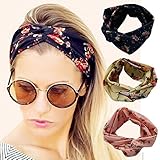 Ever Fairy Women Elastic Turban Head Wrap Headband Twisted Hair Band