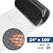 Fencer Wire 16 Gauge Black Vinyl Coated Welded Wire Mesh Size 1 inch by 1 inch (2 ft. x 100 ft.) primary