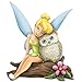 The Hamilton Collection Figurine: Disney Tinker Bell Owl Always Love You Figurine