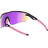 AJBAY Polarized Sports Sunglasses for Men Women,Wrap Around Sun Glasses for Running Cycling Baseball Fishing Golf Hiking