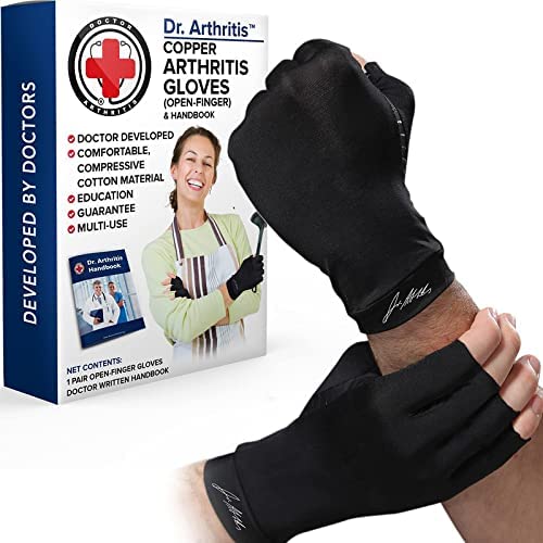 Dr. Arthritis Copper Arthritis Compression Gloves for Women and Men
