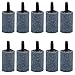 Pawfly Aquarium 1.2 Inch Air Stone Cylinder Bubble Diffuser Release Tool for Nano Air Pumps Small Buckets Fish Tanks and Outdoor Garden DWC Reservoirs, 10 Pack