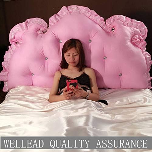Bed Wedge Pillow Bed Backrest, Double Triangle Pillow Washable Filled Wedge Cushion for Sofa Bed, Bedroom, Living Room-R-1.0M
