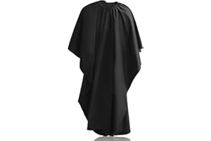 Hair Cutting Cape with Adjustable Neckline, Professional Barber Cape for Men/Women, Waterproof Hairdressing Salon Cape