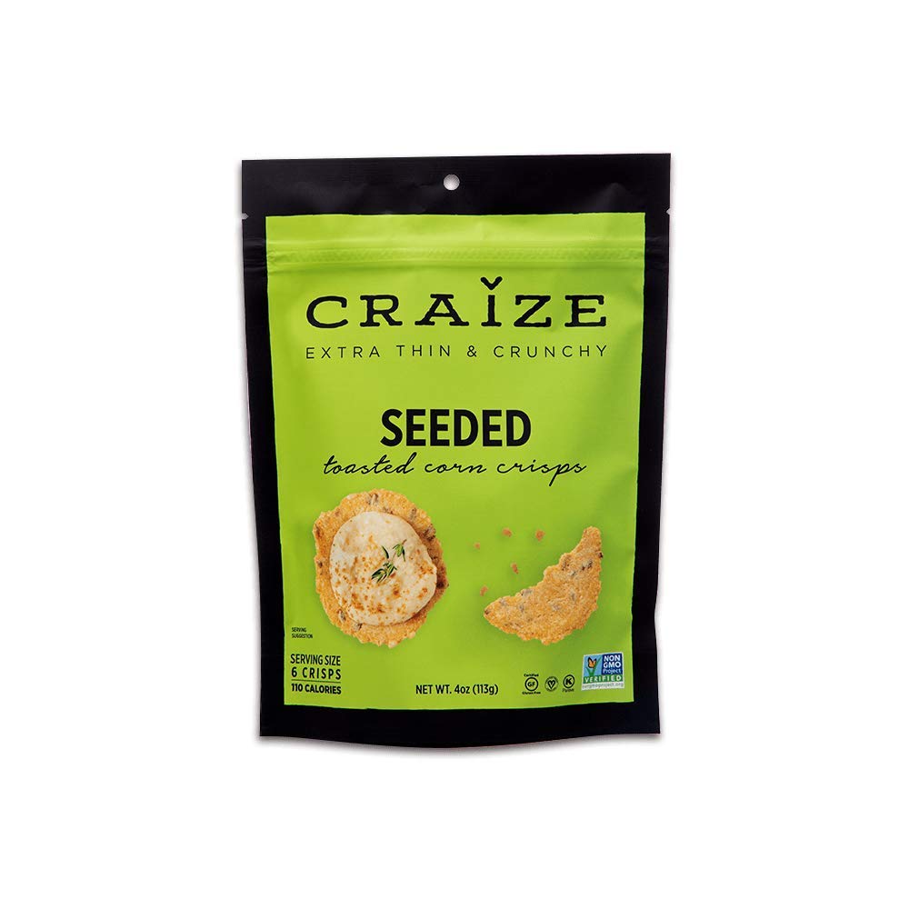 Craize Extra Thin & Crunchy Toasted Corn Crisps Savory Variety Pack