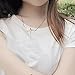 Zittop New Women EKG Necklace Heartbeat Rhythm with Love Heart Shaped (Gold) Product Name