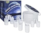 Sleep Apnea Anti Snoring Solution Devices - Marvelous Idea's Deviated Septum Nasal Dilator Relief Aid and Snore Stopper w/o Machine Aids - 4 Different Sizes of Soft Comfortable Medical Grade Silicone