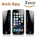 [2 Pack] Asstar iPhone 7 Plus Privacy Screen Protector, Anti-Spy Tempered Glass Screen Guard Protector Keep Information Private Anti-Scratch for Apple iPhone 7 Plus 5.5 inch