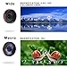 Holigoo 2 in 1 Cellphone Camera Lens kit, 0.6X HD Wide Angle Lens & 15X Macro Lens, Clip-On Professional Cell Phone Lens for iPhone 7/iPhone 6s/6s Plus/6/5, Samsung & Most Smartphones