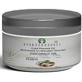 AYURVEDASHREE Cold Pressed Coconut Oil 3.38 fl oz., Cold Pressed Coconut Oil
