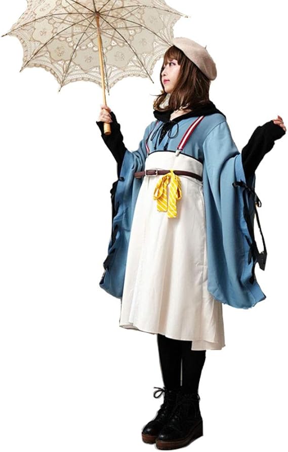 Amazon 大きいサイズ Favoriteオリジナル レースアップ袖のカジュアル着物風ワンピース ワンピース チュニック 通販