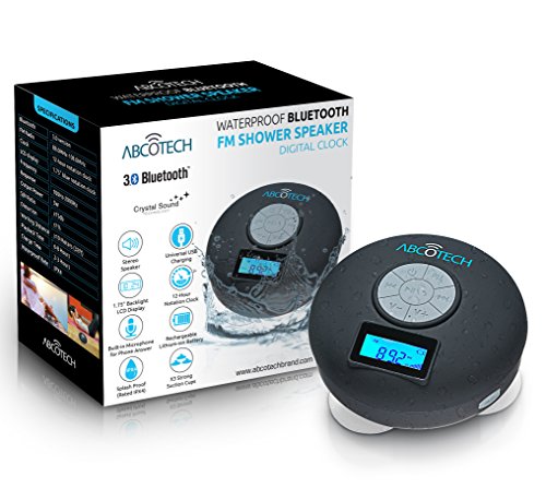 shower speaker with screen