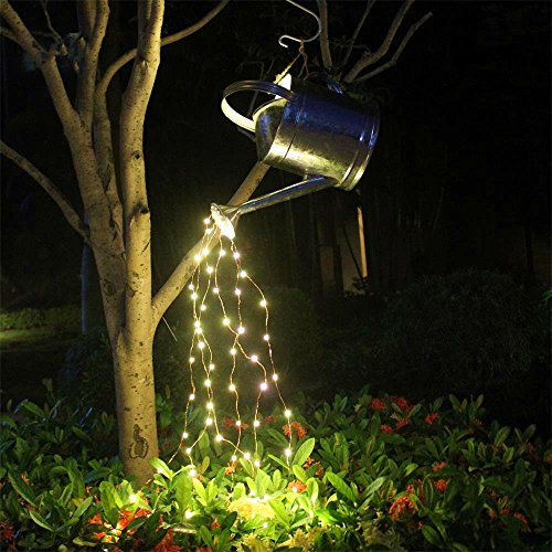 String Fairy Lights,6 Six-Ft Strands,20 Warm White LEDs per strand(120 total),Flexible Copper Wire for Glowing Watering Can with Light,Waterproof,Battery Operated,8 Modes Remote Control with Timer