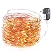 100Ft 300 LED Fairy Lights Waterproof Starry Firefly String Lights Plug in on a Flexible Copper Wire Perfect for Home Christmas Party DIY Wedding Bedroom Indoor Party Decorations, Warm White primary