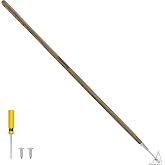 Haliaeetus Triangle Hoe, 60'' Scuffle Hoe Keeping Your Back from Tiring Out | Winged Weeder for Weeding Just in Push Pull Motion, with Triangle Head for Quickly Clear Out a lot of Weed from All Direction