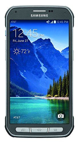 Samsung Galaxy S5 Active G870a 16GB Unlocked GSM Extremely Durable Rugged Smartphone w/ 16MP Camera - (Certified Refurbished) (Titanium Gray)