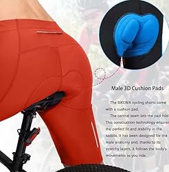Men's Bike Shorts 3D Padded Cycling Road Biking