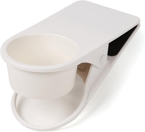 Amazon Ouomm テーブルカップホルダー クリップ式 ドリンクホルダー テーブルカップホルダー タンブラー マグカップ キャンプ用品 アウトドア キャンプ 車内 q 使い易さ抜群 ホワイト グラスホルダー オンライン通販