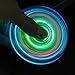 Stryker [TM] Crystal Clear LED Light Acrylic Hand Spinner Fidget EDC ADHD Stress Reducer Focus Anxiety Relief for Adults & Kids Glow in the Dark