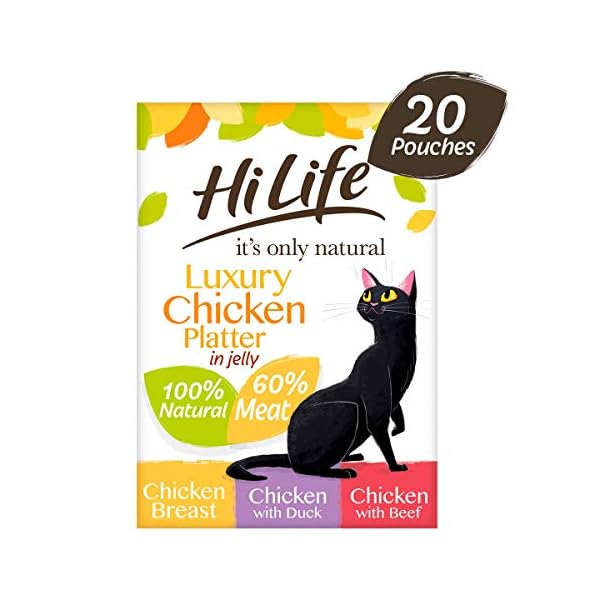 Hilife It's Only Natural - Comida para Gatos (50 g)
