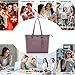 Laptop Bag for Woman,13,14,15.6 Inch Laptop Tote Bag Briefcase with Padded Compartment,Purple