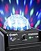 ION Audio Party Power | Portable Bluetooth Speaker System with Party Lights, Rechargeable Battery, and Auxiliary Input (10W)