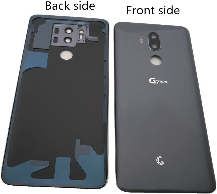 ESC Battery Case for LG G7 ThinQ G7 Plus G710 LMG710TM LMG710VM LMG710PM Battery Case Cover Replacement Repair Parts (Gray)
