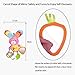 Dmeixs Hanging Stroller Toys, Infant Teether Toys Squeaker Crinkly Ear,Baby Stroller Toys Colorful Car Seat Rattle Toys,Rabbit Toys Stroller,Car Seat,Infant Bed