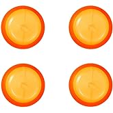 Locator Genuine Original Replacement Male Retention Inserts Caps, Extended Range, Orange 2.0 lbs (4-Pack)