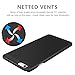 iPhone 6s Plus Case, LoHi iPhone 6 Plus Case [Ultra Slim] Hard PC Anti-scratch Shock Absorption Cover Snag-on Mesh Thin Back Protective Bumper Shell for Apple iPhone 6 6s Plus 5.5 inch - Black