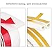 (33ft Weatherstrip + 39”Bottom Seal) Insulation Weatherproof Doors and Windows Soundproofing Seal Strip with Collision Avoidance Rubber Self-Adhesive Weatherstrip,White