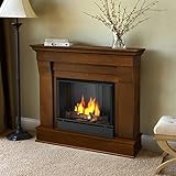 Real Flame Chateau Ventless Gel Fireplace - Espresso