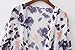Toraway Cardigan, Women Floral Chiffon Half Sleeve Kimono Long Cardigan Tops Blouse (X-Large) White