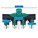 The Seventh 4 Way Hose Splitter Watering Hose Connector With Shut Off Valve