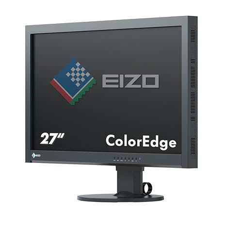 Eizo CS270 68 cm (27 Zoll) Monitor (VGA, DVI, HDMI, USB 2.0, 15 ms Reaktionszeit) schwarz