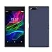 Orzly Razer Phone Case, FlexiCase for The Razer Gaming Smartphone (2017 Android Model) - Protective Flexible Silicon Gel Phone Case in Blue