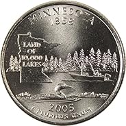 2005 D Minnesota State Quarter BU Uncirculated Clad 25c Coin
