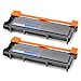 Office World Replacement for Brother TN660 Toner Cartridge (Black, 2-Packs),Compatible with Brother HL-L2340DW HL-L2380DW HL-L2300D DCP-L2540DW MFC-L2700DW MFC-L2740DW