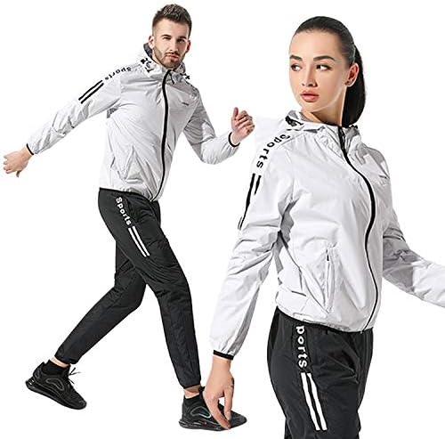 [OneSelf Store] サウナスーツ メンズ レディース 上下セット ダイエット 発汗 トレーニングウェア ダイエットウェア
