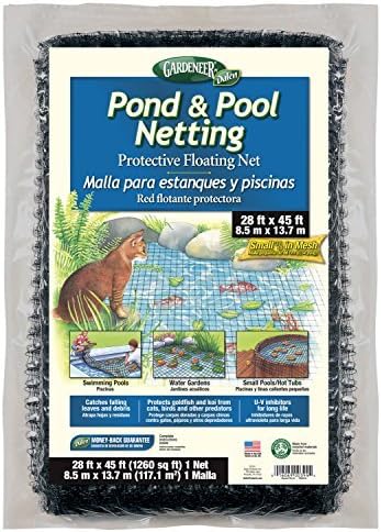 Gardeneer Por Pond & Pool Red protectora flotante 28 Net 'x 45'