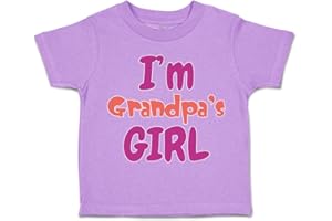 Custom Toddler T-Shirt I'm Grandpa's Girl Grandmother Grandma Boy & Girl Clothes