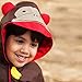 Skip Hop Zoo Little Kid and Toddler Hooded Rain Jacket, Medium, Multi Marshall Monkey