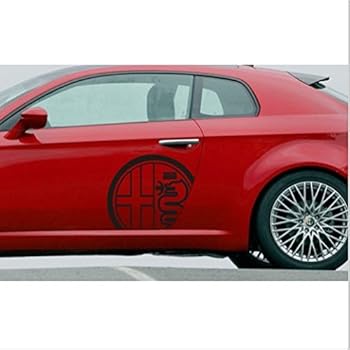Amazon Com Alfa Romeo Decal Side Decal Set Quadrifoglio