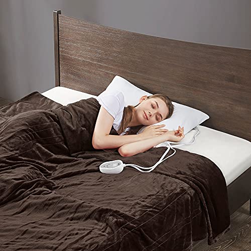 Degrees Of Comfort [Advanced] Dual Control Electric Blanket King Size W/ Auto Shut Off Heated