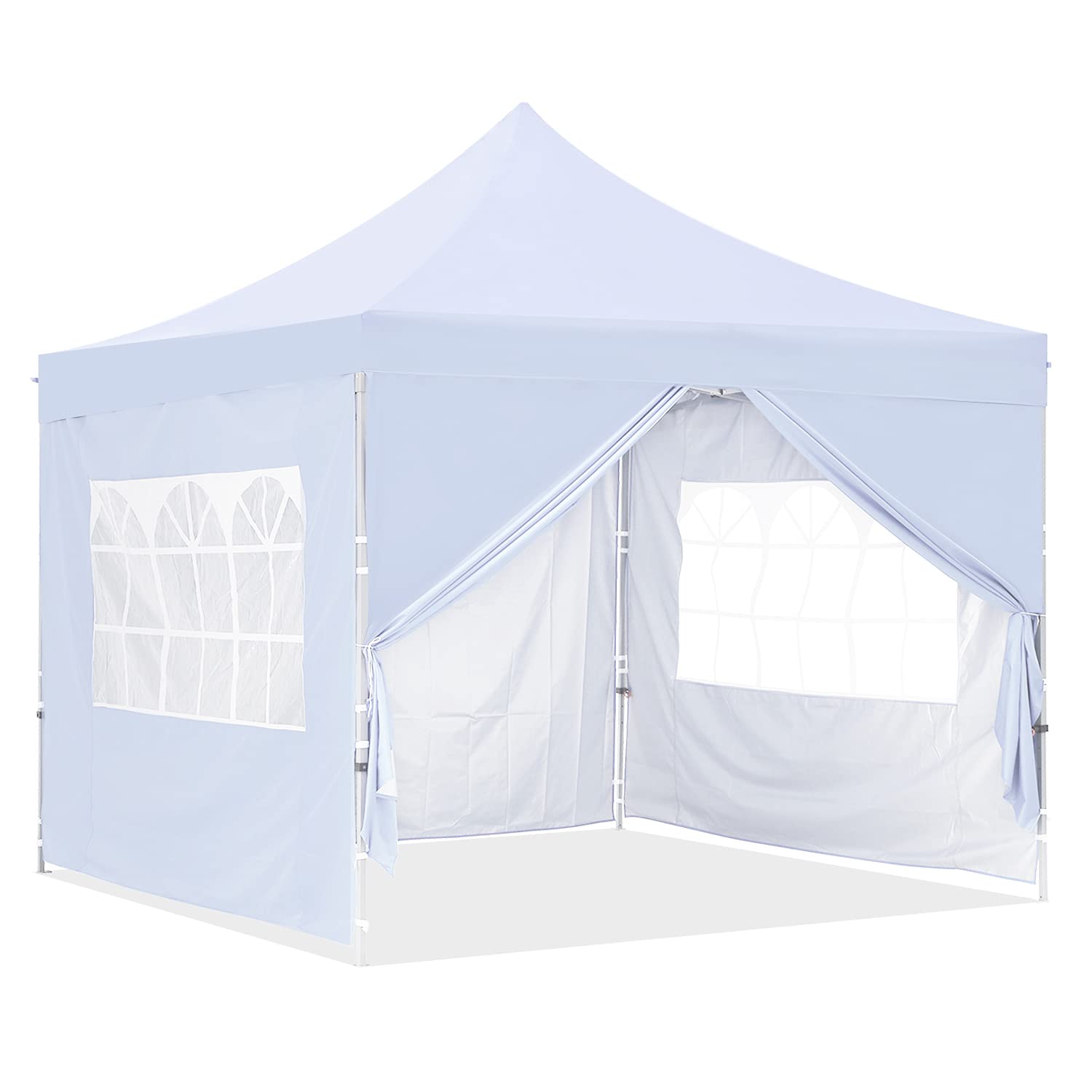 Photo 1 of **This item is missing the tent cover. Only the rails are currently in the bag. **


GDY 10x10 Ft Outdoor Pop-Up Canopy Tent, Commercial Portable Instant Folding Shelter Gazebos Waterproof Canopies with Carrying Bag, (White)
