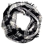 by you Infinity Scarf for Women Plaid & Tartan Winter Lightweight Circle Double Loop Cowl Scarf