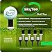 SkyTee Brush Golf Tee - Increased Distance and Consistent Height with Less Friction - 8 Pack (4 Driver/4 Hybrid)